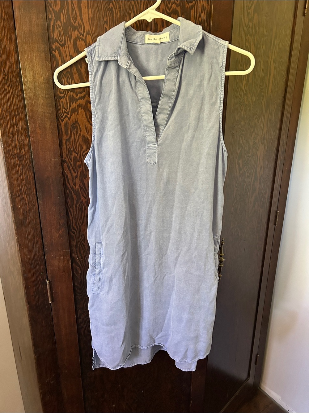Bella Dahl Sleeveless Shirt Dress